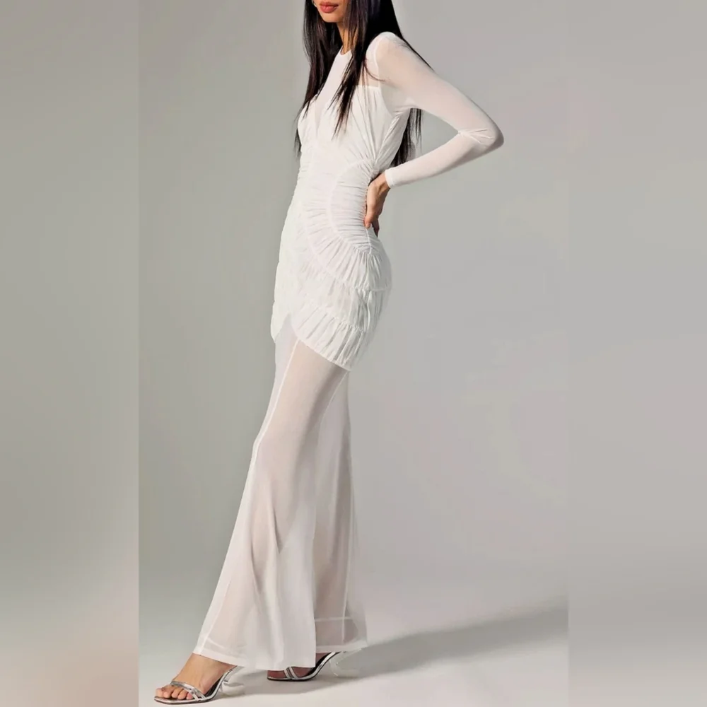 Anthropologie Maxi Dress. Misha Ivory Talitha Evening. Sz Small NWT. - Picture 16 of 16